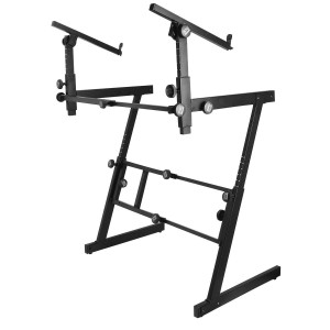On Stage 2 Tier Folding Z Keyboard Stand