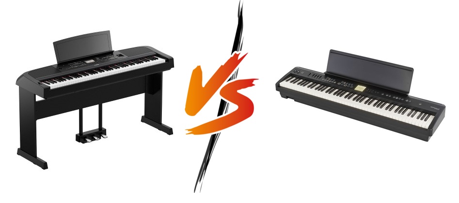 Yamaha DGX-670 vs Roland FP-E50