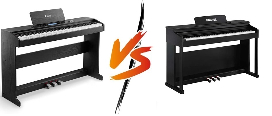 Donner DDP-95 vs Donner DDP-100
